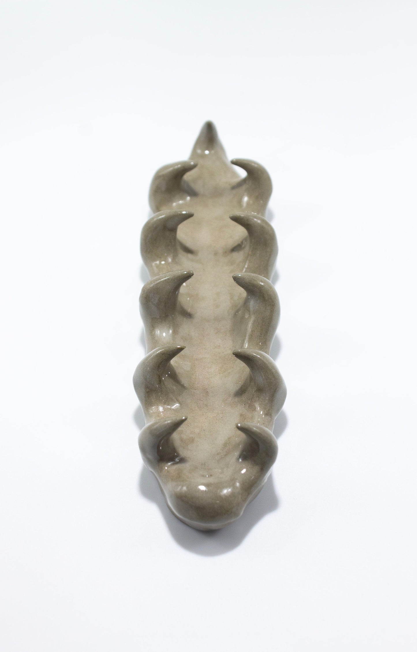 Green incense holder 11 horns-Cléo SJölander-APOC STORE