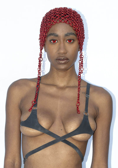 Red Ring Headpiece-JALACONDA-APOC STORE