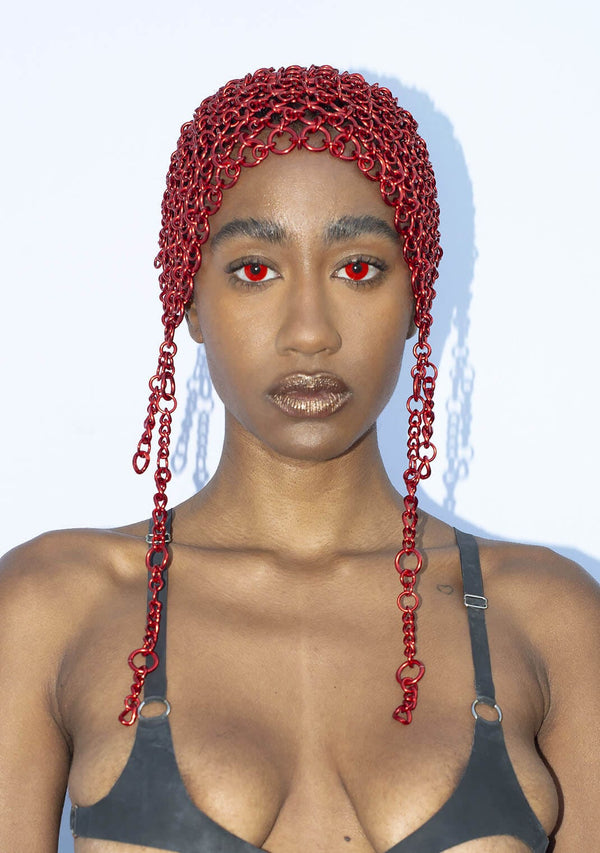 Red Ring Headpiece-JALACONDA-APOC STORE