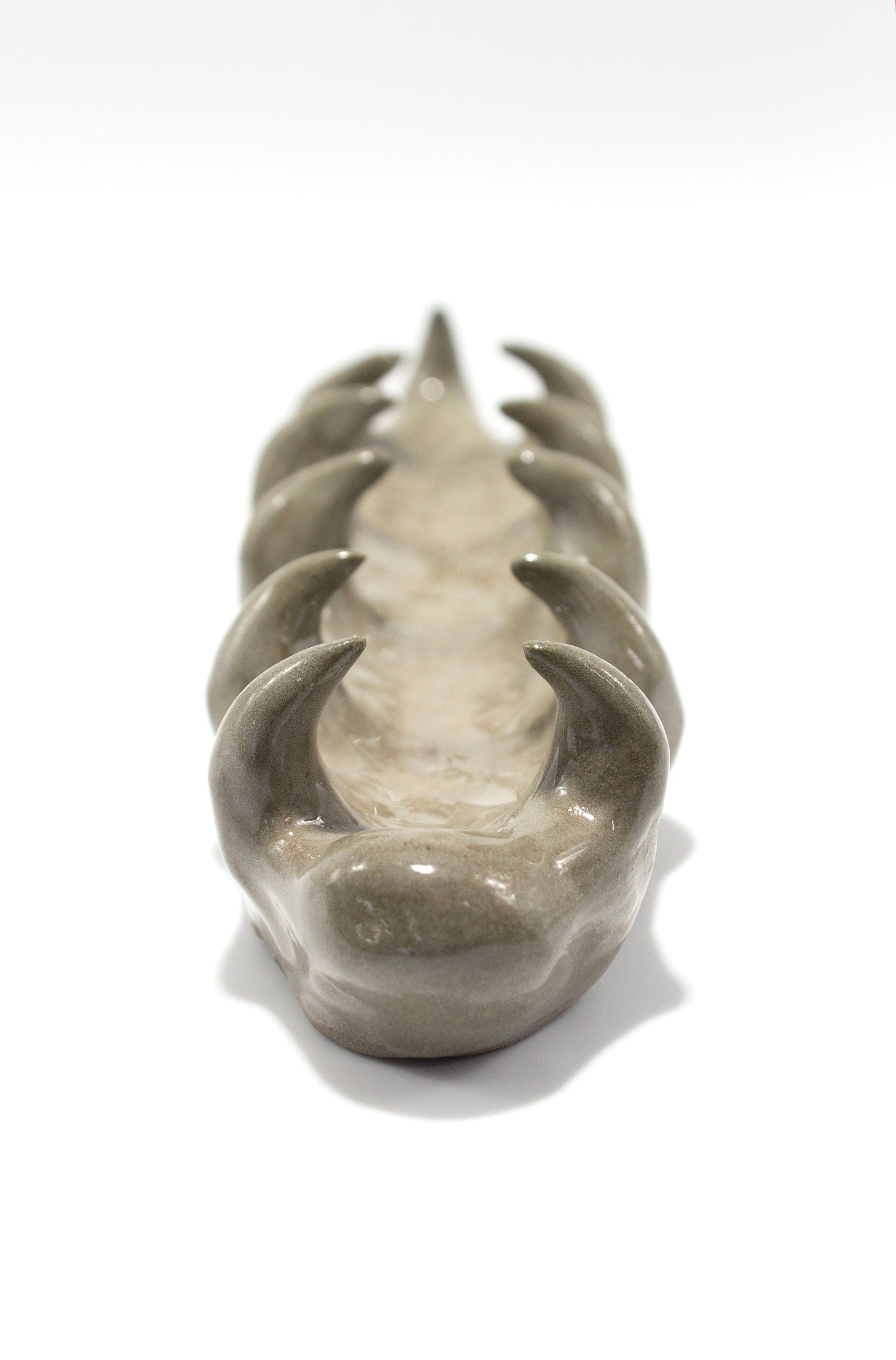 Green incense holder 11 horns-Cléo SJölander-APOC STORE