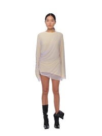 Draped Curtain Long Tee-XIMONLEE-APOC STORE
