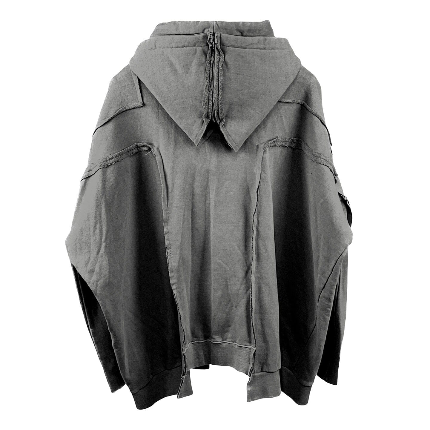 Remake over pigment hood jacket grey-Surgery-APOC STORE