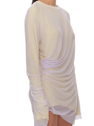 Draped Curtain Long Tee-XIMONLEE-APOC STORE