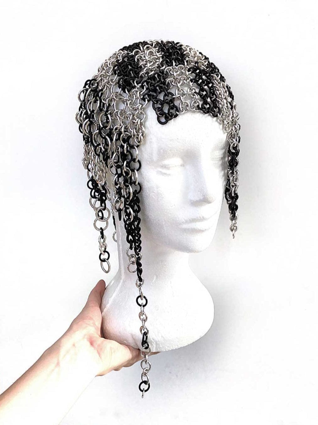 BLACK + SILVER RINGS Headpiece-JALACONDA-APOC STORE