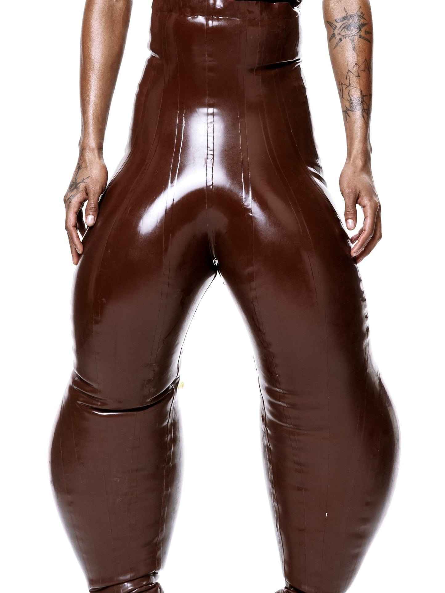 Brown Alien Legs Inflatable Trousers-harri-APOC STORE