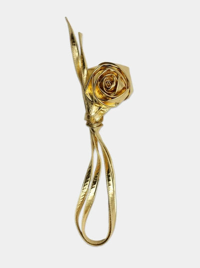 ROSE CORSAGE STRAP - GOLD-SAENGIN STUDIOS-APOC STORE