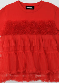 ROSE SYMPHONY SHORT SLEEVE RED-SAENGIN STUDIOS-APOC STORE