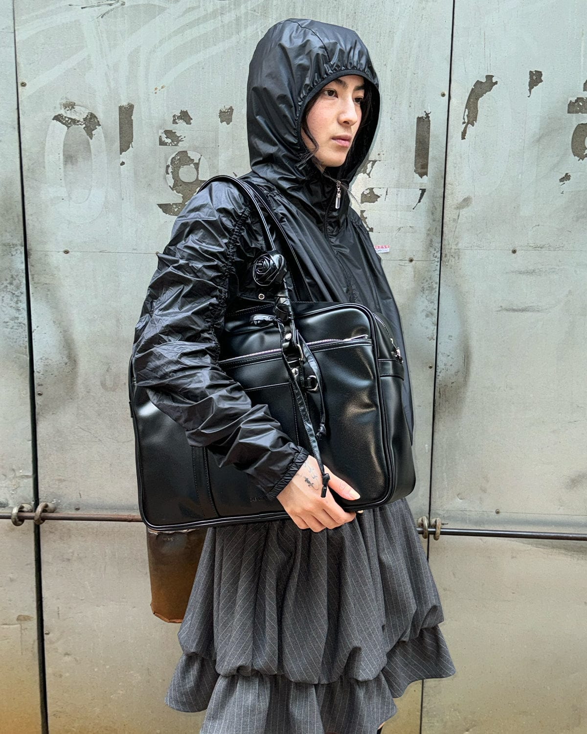 ROSE SQUARE BOSTON BAG-SAENGIN STUDIOS-APOC STORE