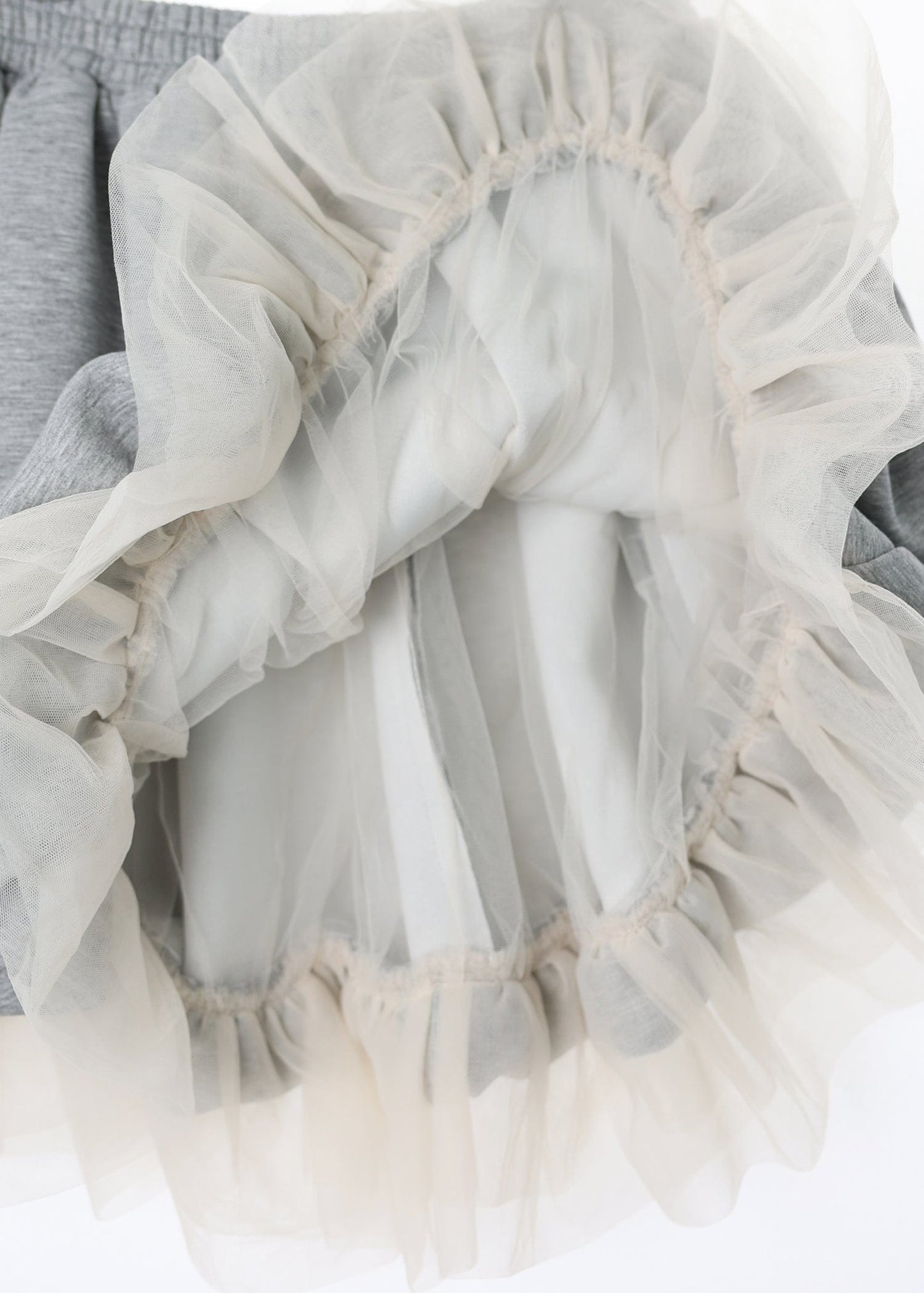 JERSEY BALLOON SHAH SKIRT GRAY-SAENGIN STUDIOS-APOC STORE