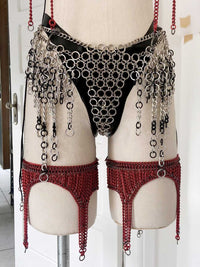BLACK + SILVER RINGS Panties-JALACONDA-APOC STORE