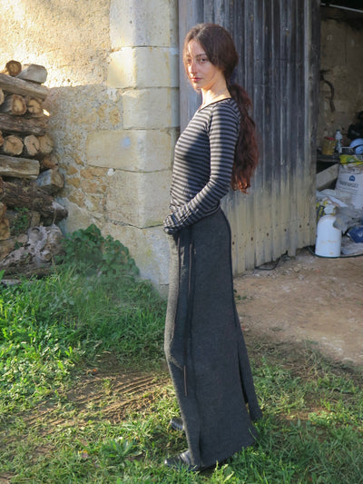 Kali skirt grey-ATH-APOC STORE