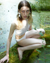 Ballerina Orchid Earrings-Baggira-APOC STORE