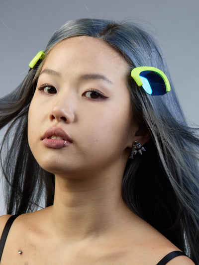 UV Hair Clips in Toxic Waste-Marland Backus-APOC STORE