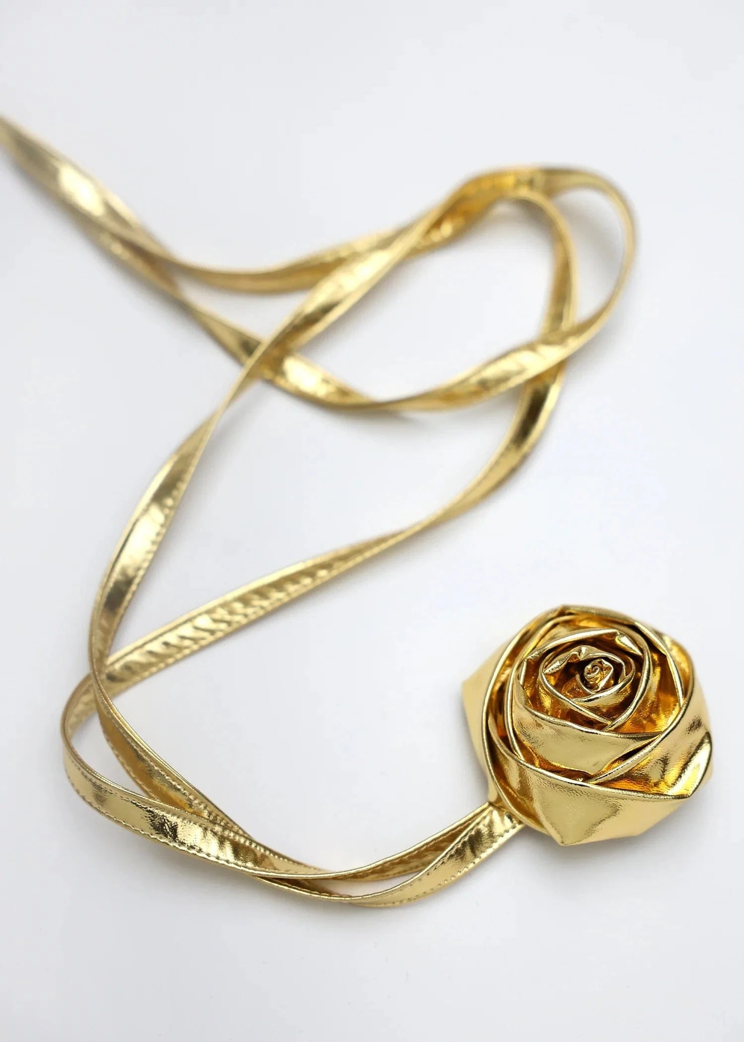 ROSE CORSAGE STRAP - GOLD-SAENGIN STUDIOS-APOC STORE