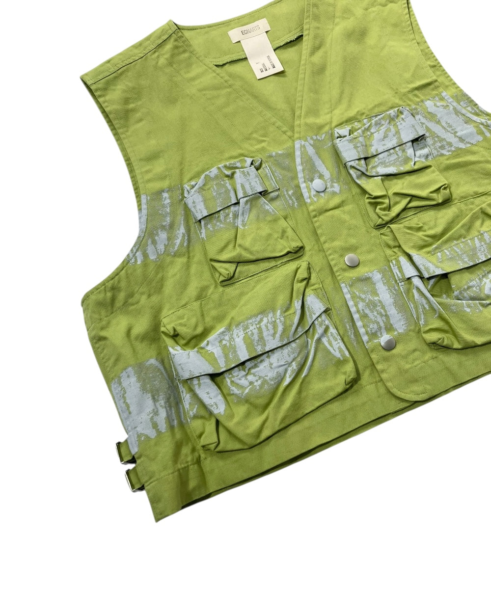 PAINTED VEST LIME-EGNARTS-APOC STORE