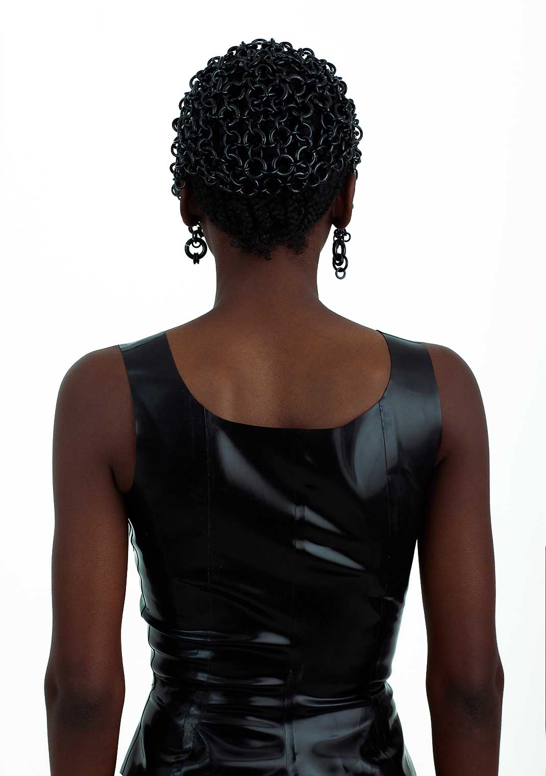 BLACK FRUTO Headpiece-JALACONDA-APOC STORE