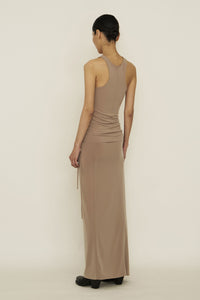 Nude One-Piece Wrap Skirt-arc us arkus-APOC STORE