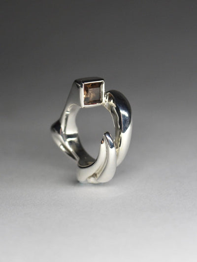 Carrion Ring Smoky Quartz-Rosie Grace Ward-APOC STORE