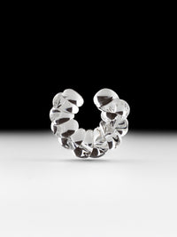 Croissant Ear Cuff Transparent-Clara Schweers-APOC STORE