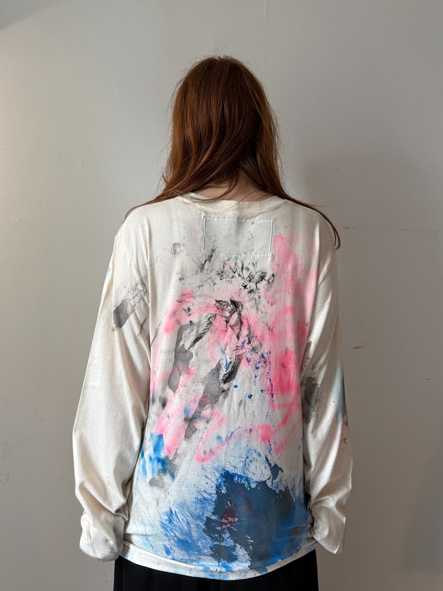 Castle sketch natural long sleeve-Mia Violet-APOC STORE