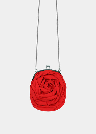 ROSE DISCORD CHAIN BAG RED-SAENGIN STUDIOS-APOC STORE