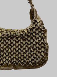 Bag smocking beige-Nensi Avetisian-APOC STORE