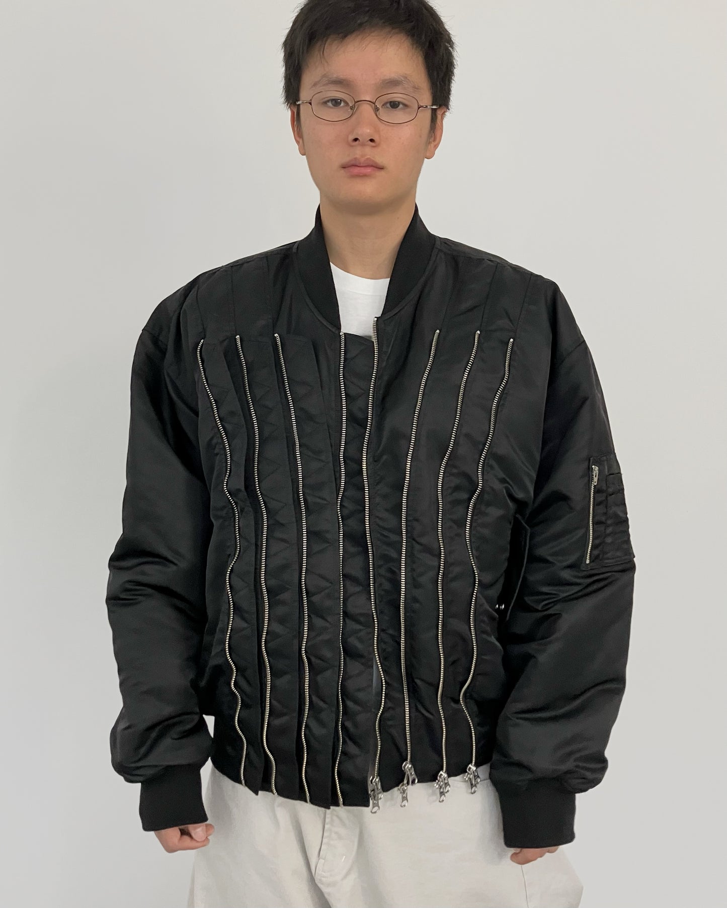MULTI ZIP MA-1 BLACK-EGNARTS-APOC STORE