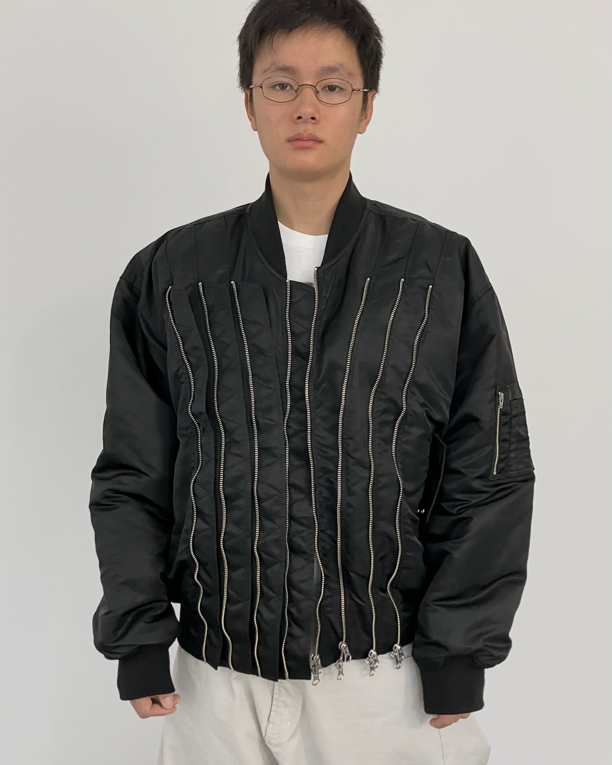 MULTI ZIP MA-1 BLACK-EGNARTS-APOC STORE