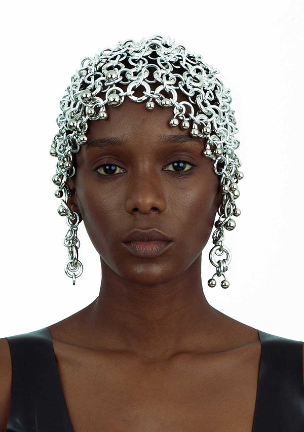 SILVER FRUTO Headpiece-JALACONDA-APOC STORE