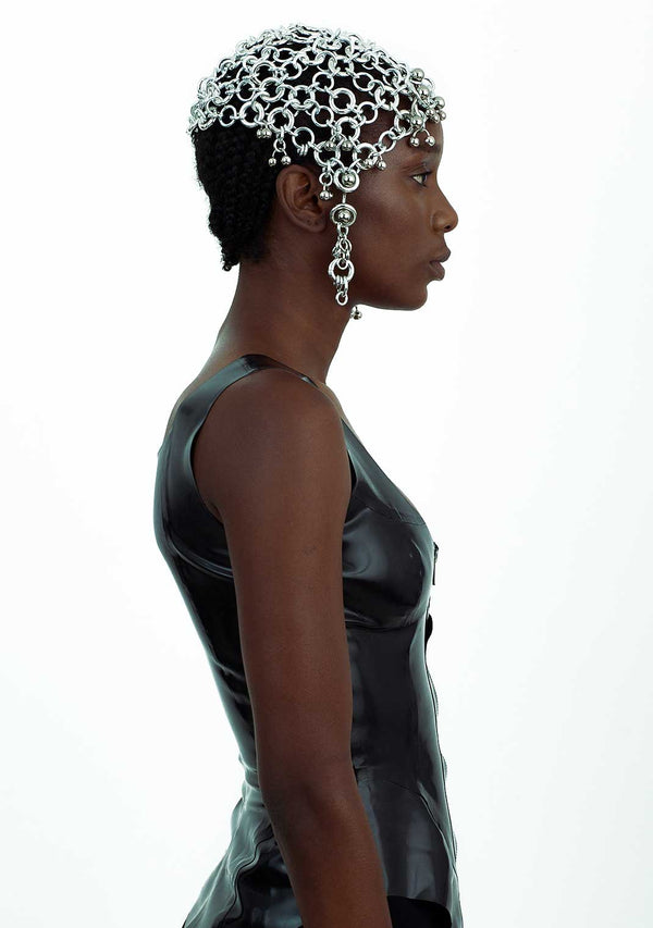 SILVER FRUTO Headpiece-JALACONDA-APOC STORE