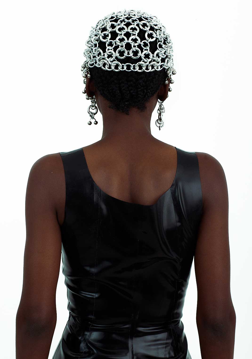 SILVER FRUTO Headpiece-JALACONDA-APOC STORE