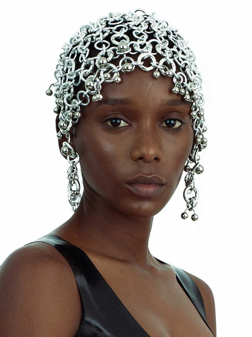 SILVER FRUTO Headpiece-JALACONDA-APOC STORE