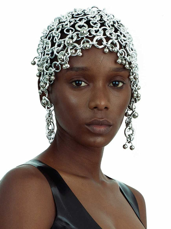 SILVER FRUTO Headpiece-JALACONDA-APOC STORE
