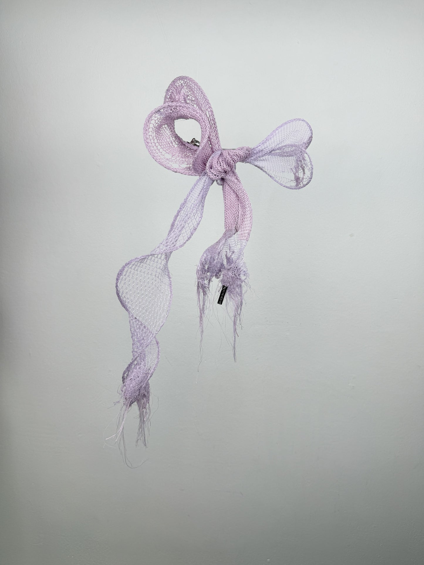 KNITTED BOW HAIR CLIP-Lou de Bètoly-APOC STORE