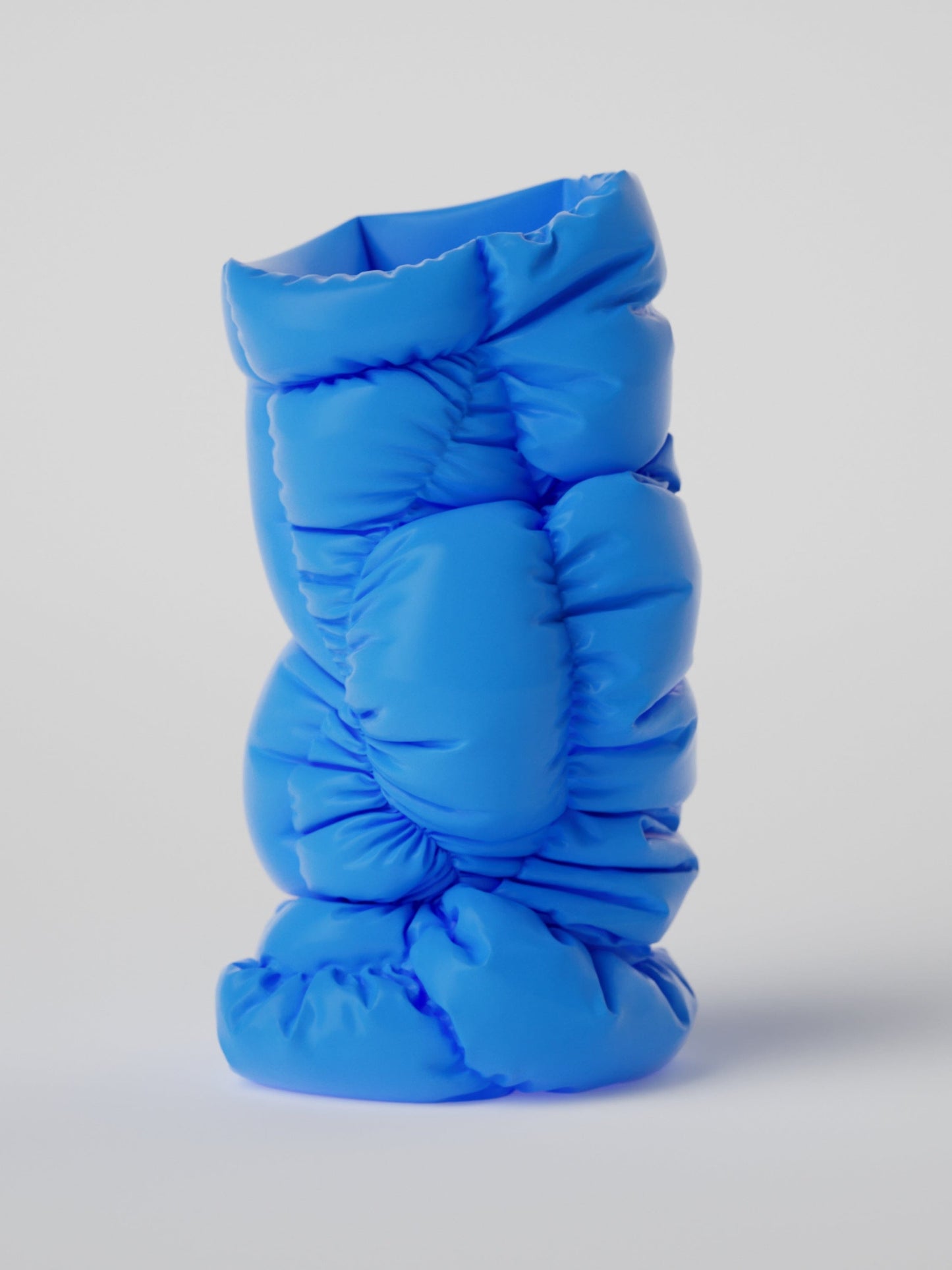 Puffer Vase II Blue - Small-Gast Studio-APOC STORE