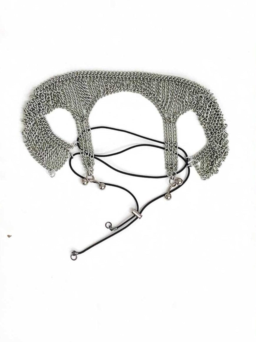 SILVER-GREEN CHAINS Waist Garter Belt-JALACONDA-APOC STORE