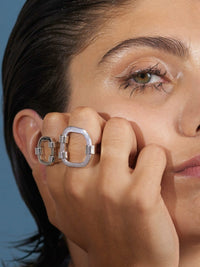 Hatch Ring Large-Zohra Rahman-APOC STORE