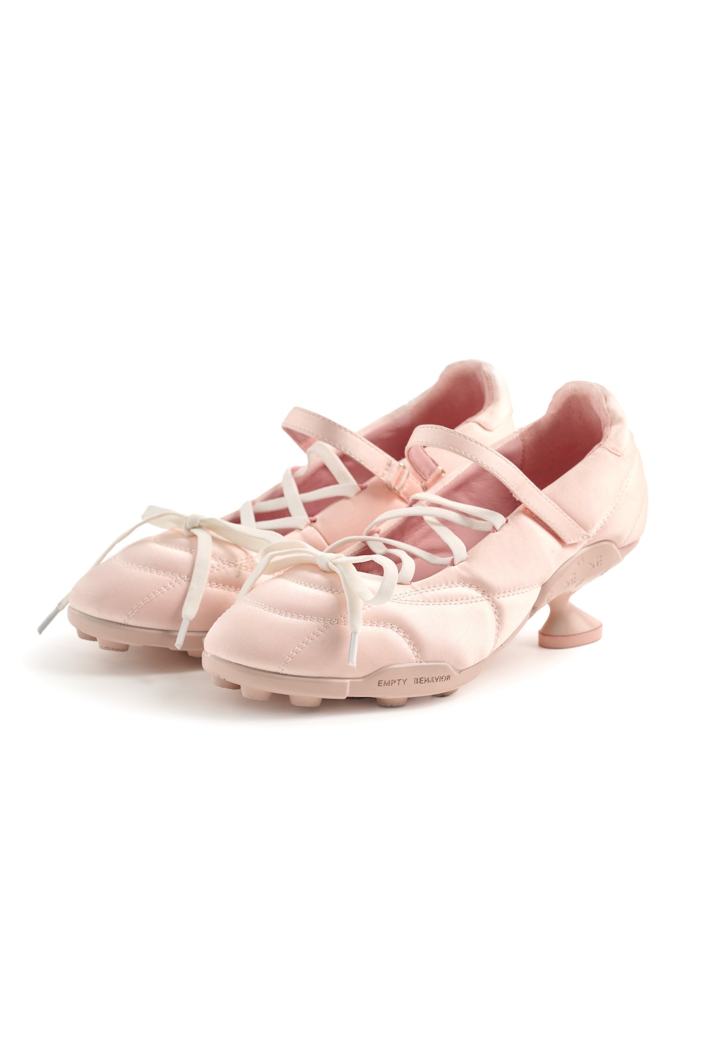 Interstellar Sports Ballet High Heel Satin Pink-EMPTY BEHAVIOR-APOC STORE