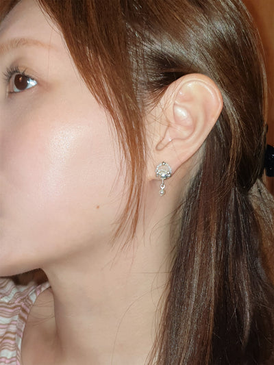 Magic Orb of Fairy Breath Earrings - Pearl-Jaekim-APOC STORE
