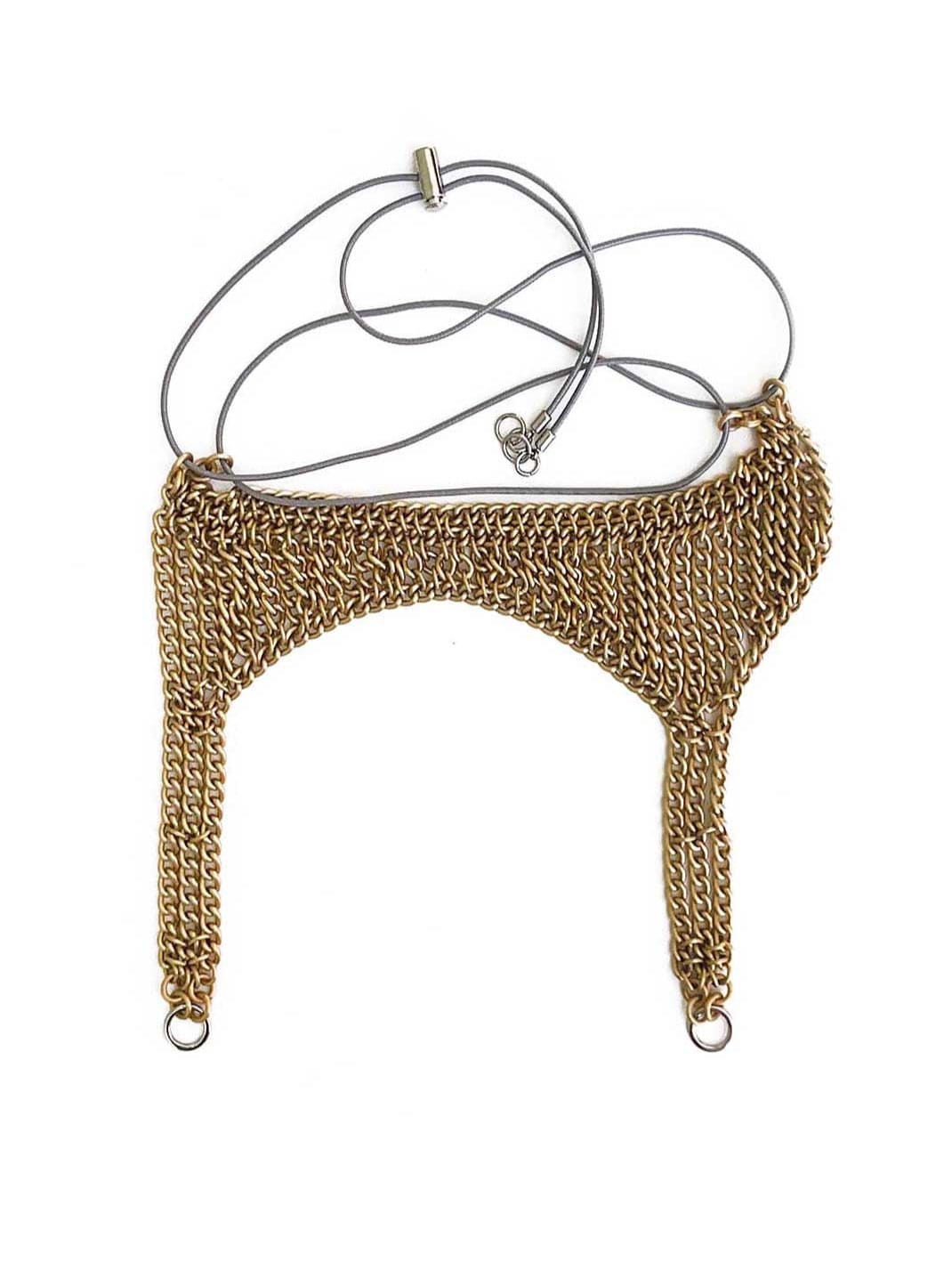 GOLD CHAINS Thigh Garter Belt-JALACONDA-APOC STORE
