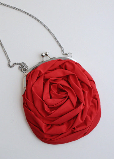 ROSE DISCORD CHAIN BAG RED-SAENGIN STUDIOS-APOC STORE