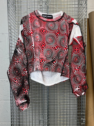 #15 twisted crop longsleeve top-Pip Paz-Howlett-APOC STORE