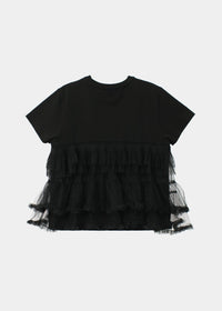 ROSE SYMPHONY SHORT SLEEVE BLACK-SAENGIN STUDIOS-APOC STORE