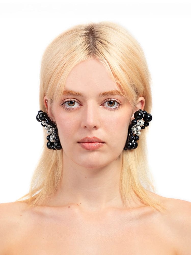 Candy Earrings - Black/ Reflective Grey-1CONCEPT-APOC STORE