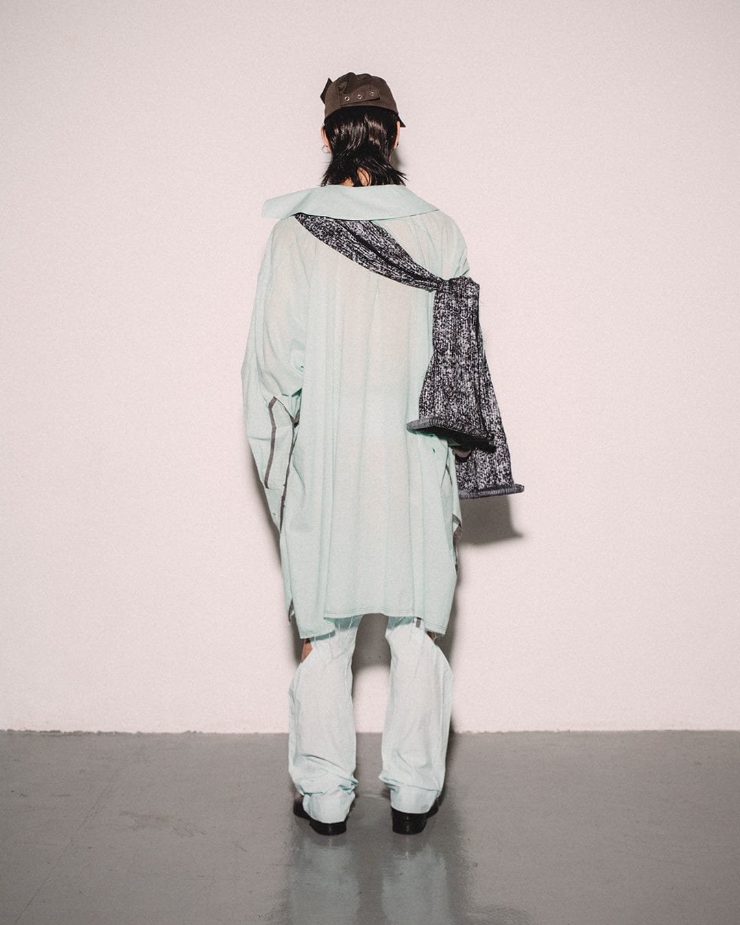 TWISTED CAP (IRON GREY)-SHEK LEUNG-APOC STORE