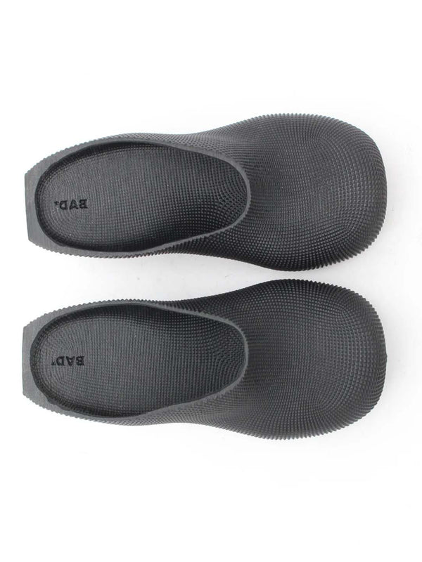Heeled Clogs - Black-BODY AMPLIFICATION DEVICES-APOC STORE
