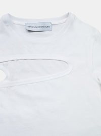Asymmetric Cut Out T-shirt Longsleeve-René Scheibenbauer-APOC STORE
