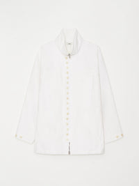 Buttoned up Mountain Parka 001 - White-Taekh-APOC STORE