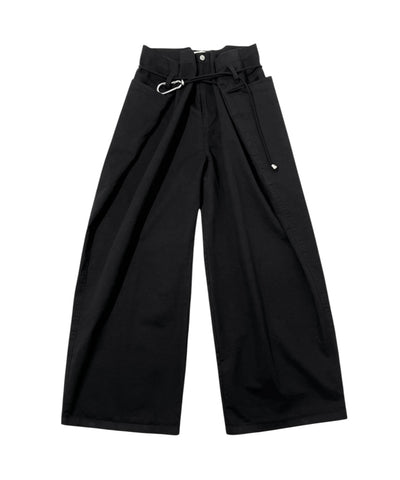 ADJUSTABLE CARABINER PANTS BLACK-EGNARTS-APOC STORE
