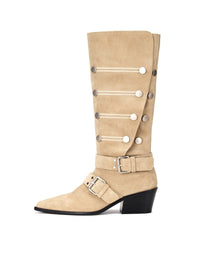 Napoleon Western Boots Brown-EMPTY BEHAVIOR-APOC STORE